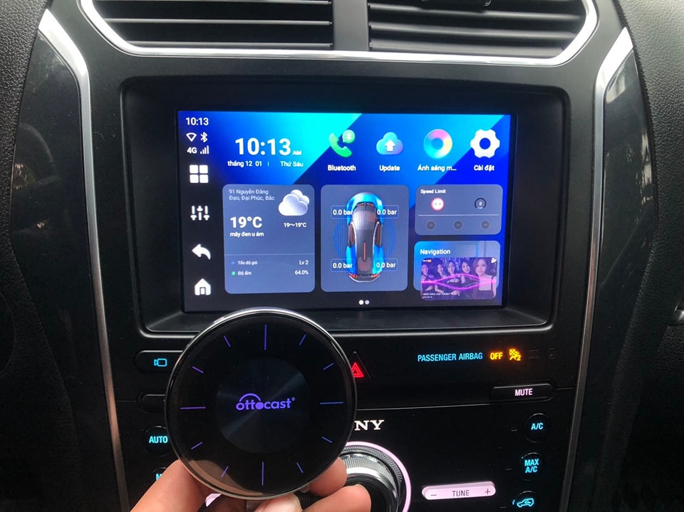 android box Ottocast cho Ford Explorer