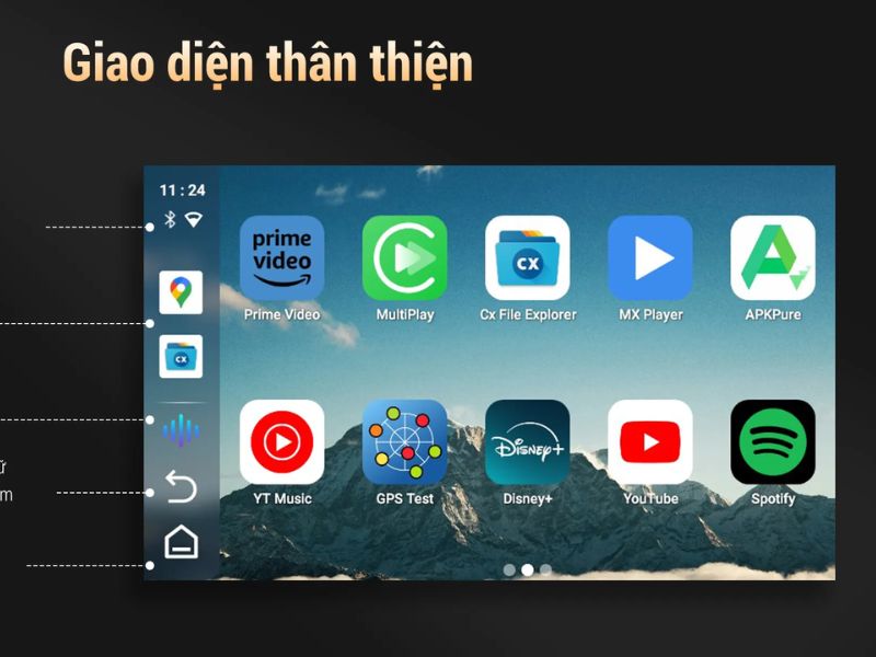 Giao diện thân thiện, tối ưu cho người dùng Giao diện thân thiện, tối ưu cho người dùng